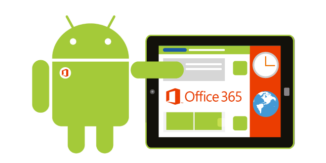 Office 365 para los dispositivos android