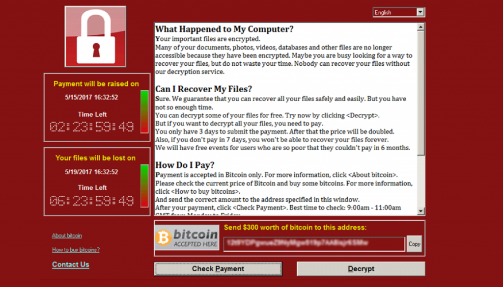 Como llega el virus ransomeware Wanna Cry