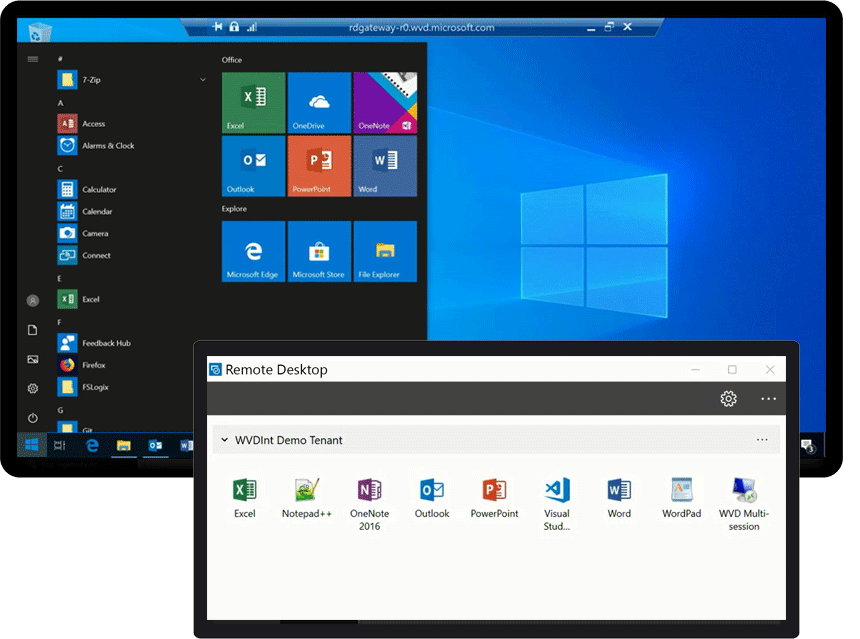 Demo AWERTY Virtual Desktop