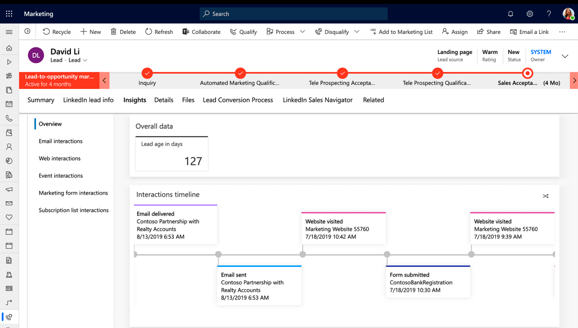 AWERTY Dynamics 365<br> Marketing